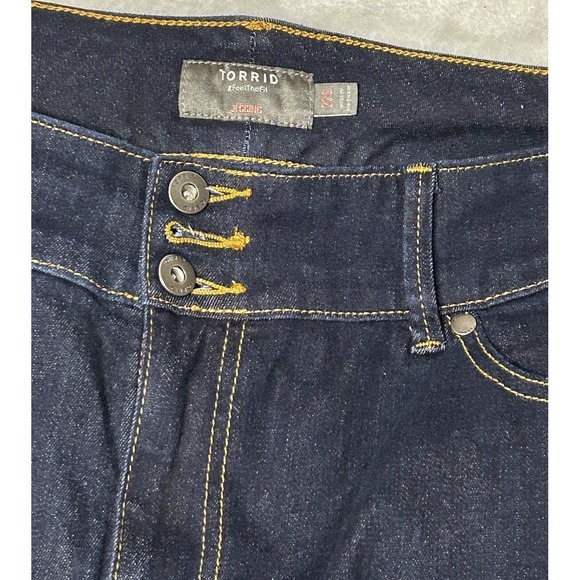 Torrid Jeans Cropped Jegging Soft Plus Size 22 S  Women's - Picture 2 of 6